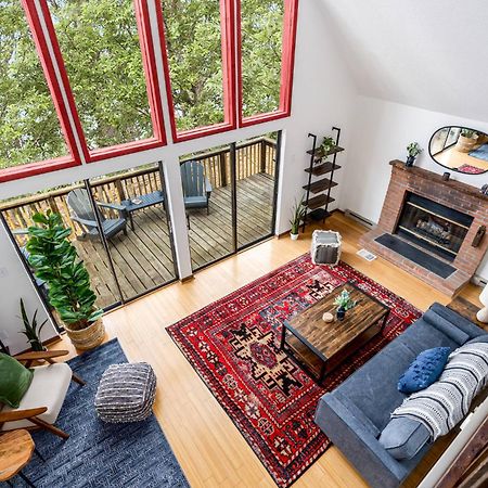 Modern Chalet Cabin w Hot Tub, Deck&Grill,&WiFi! Inwood Buitenkant foto